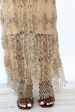 Crystal Beaded Crochet Maxi XS/S
