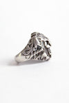 Sterling Lion Roaring Ring L