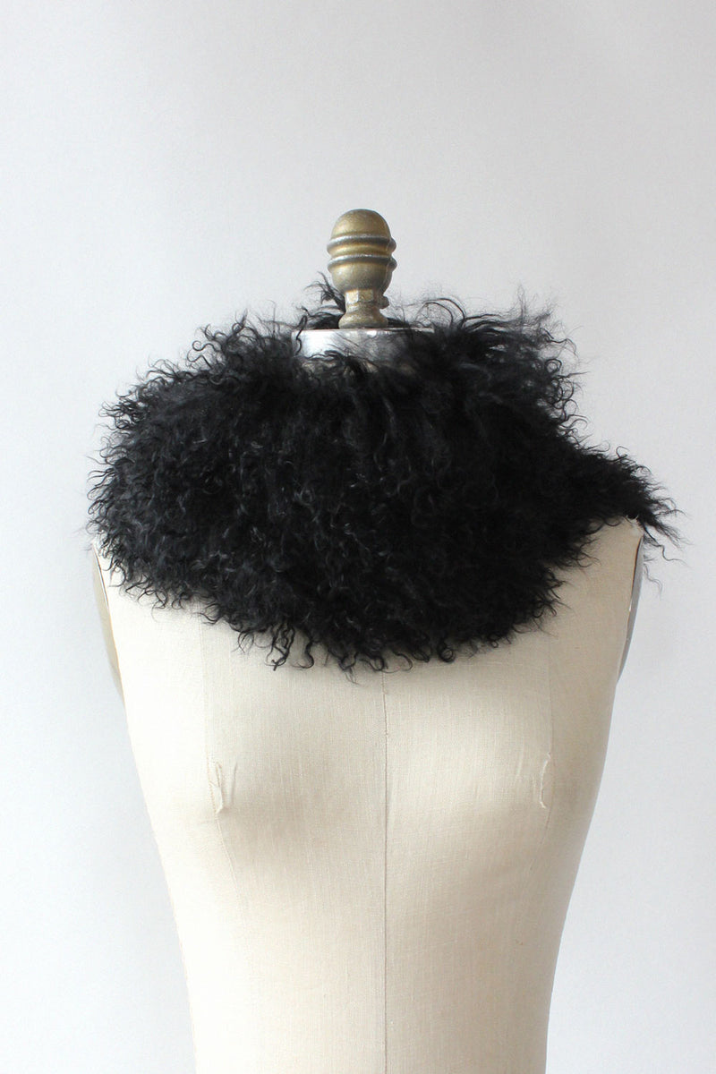 Mongolian Lambswool Fur Stole
