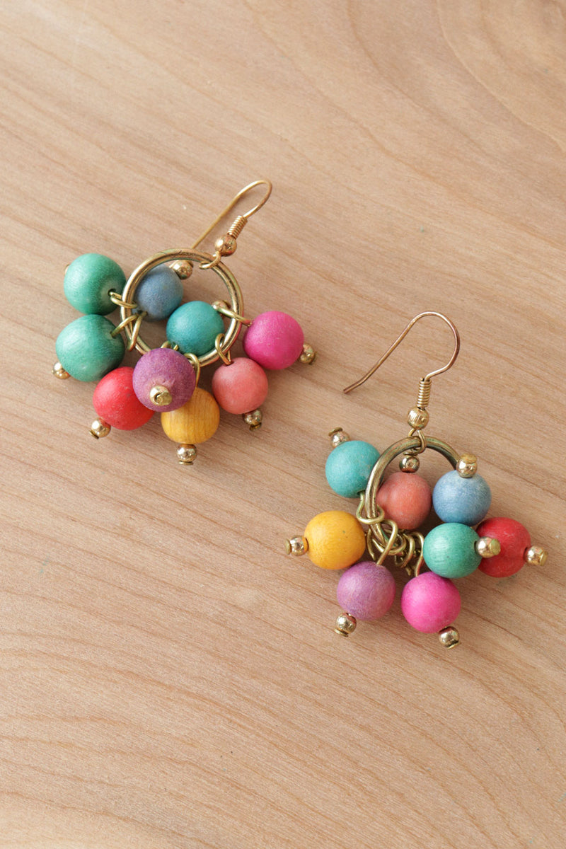 Carnival Bead Earrings