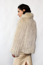 Saga Fox Fur Boxy Coat S/M