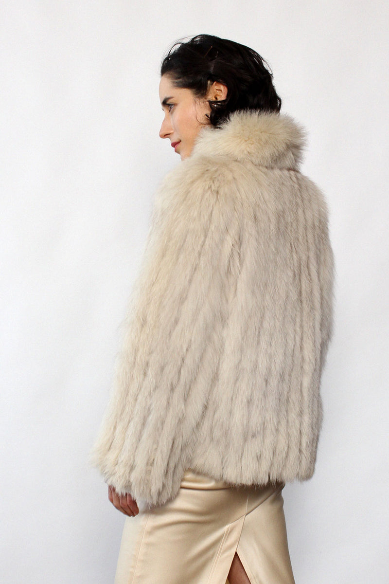 Saga Fox Fur Coat S/M – OMNIA