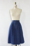 Dark Denim Wrap Skirt S/M