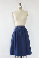 Dark Denim Wrap Skirt S/M