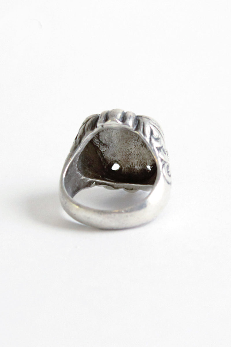 Sterling Lion Roaring Ring L