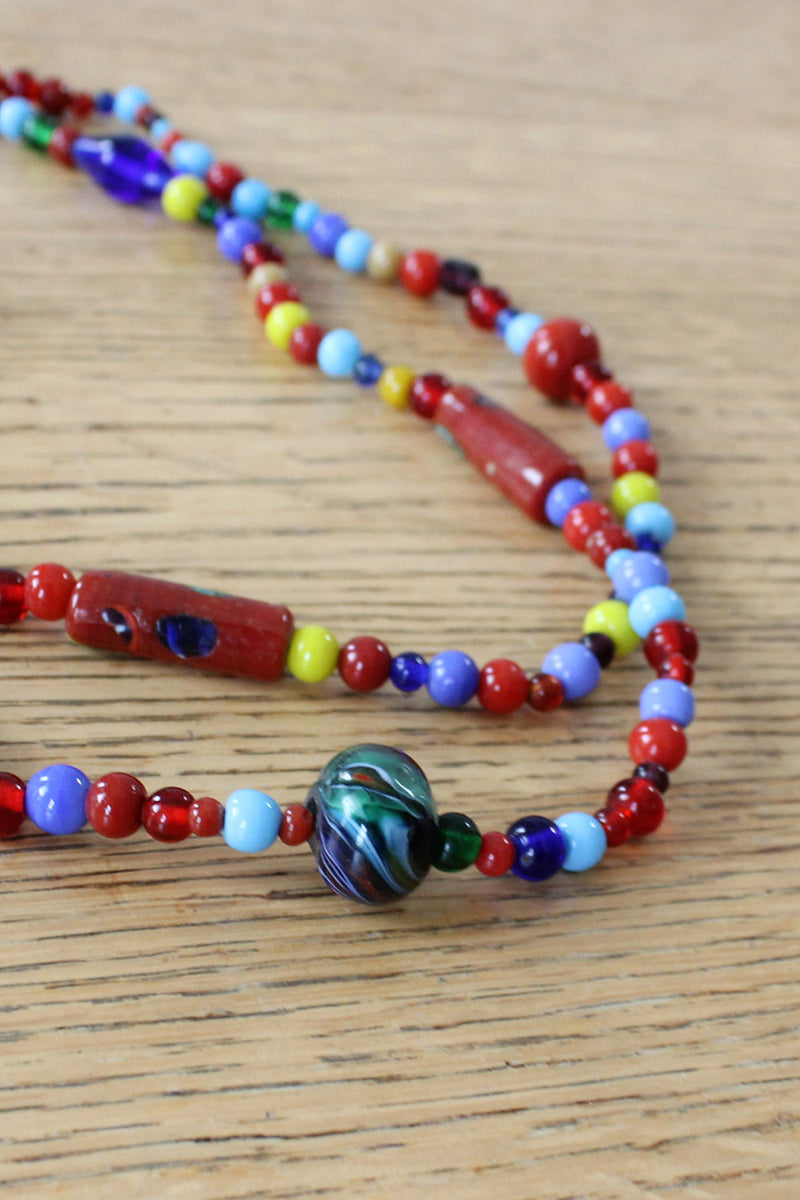 Juicy Fruit Glass Bead Necklace