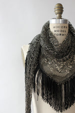 Gunmetal Crochet Shawl