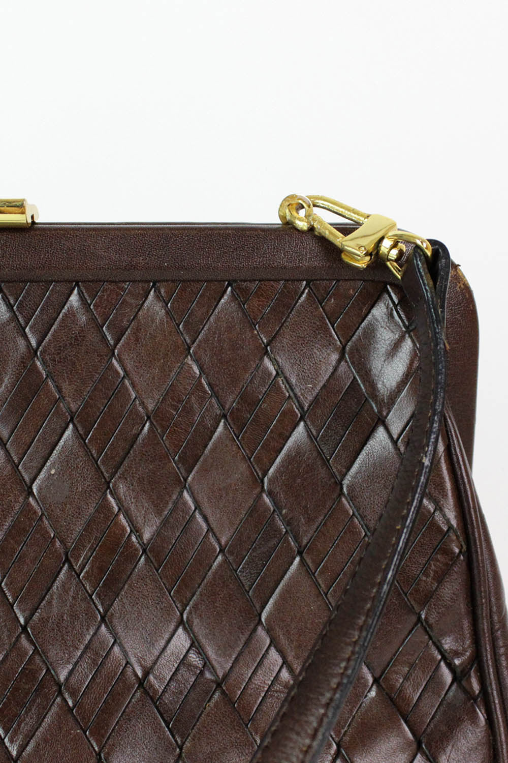 Etienne Aigner Woven Leather Bag