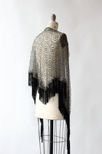 Gunmetal Crochet Shawl