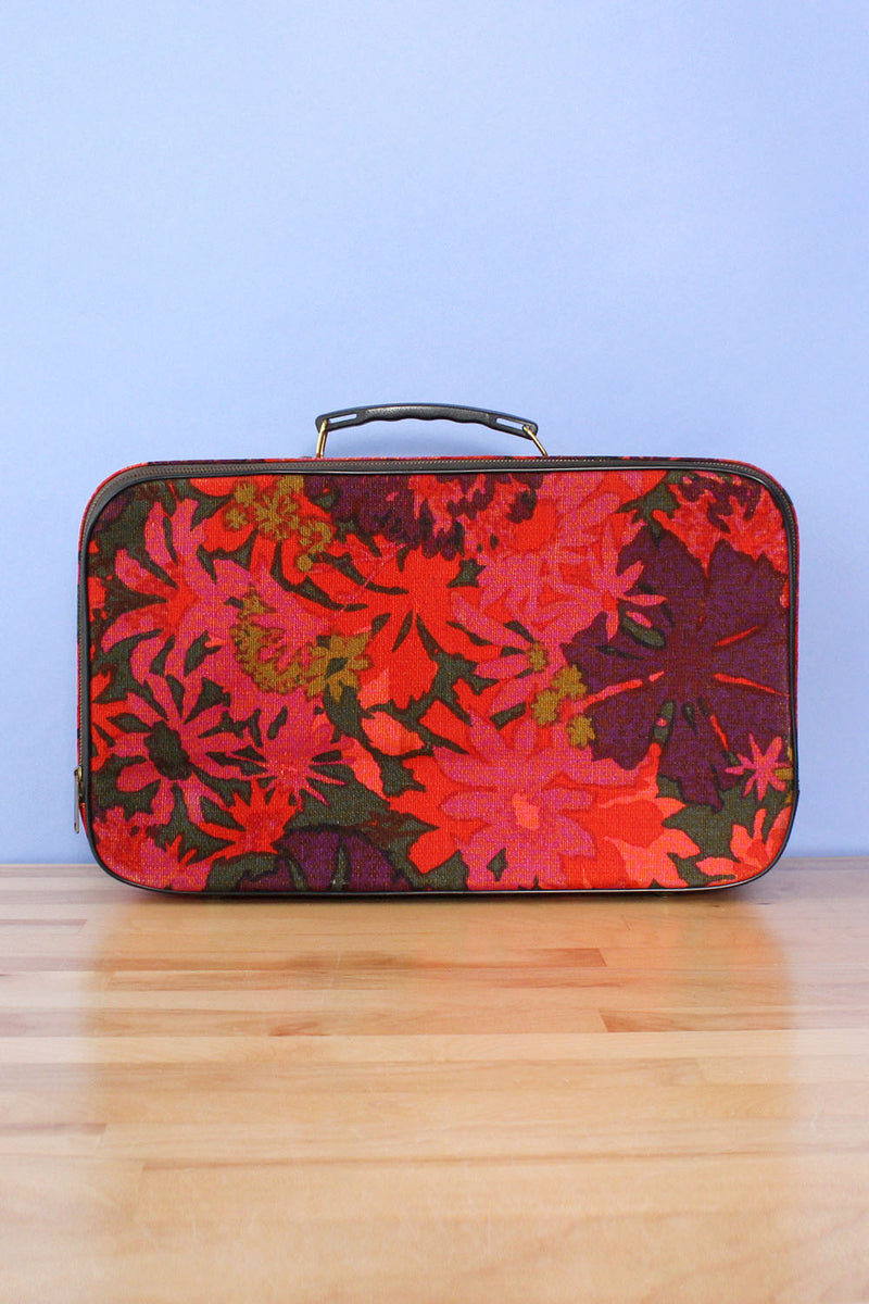 Moody Floral Petite Suitcase