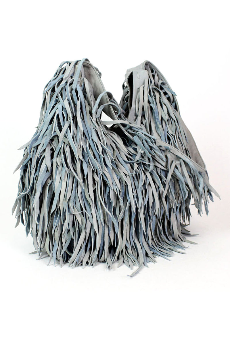fringe leather hobo