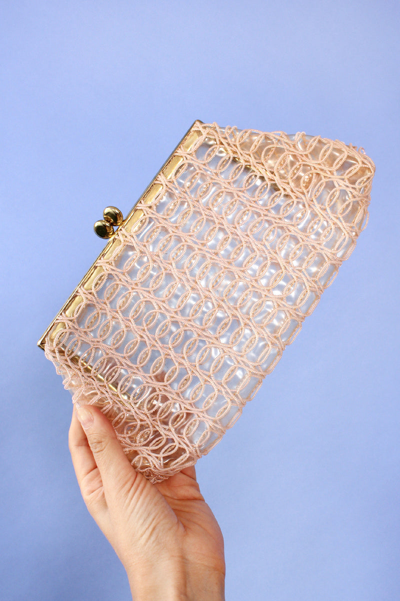 Coiled Clear Clutch