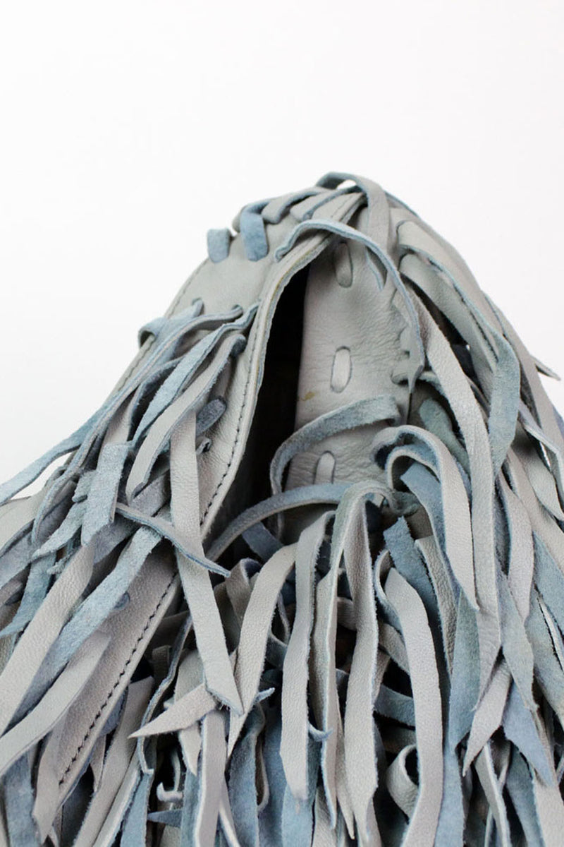 fringe leather hobo