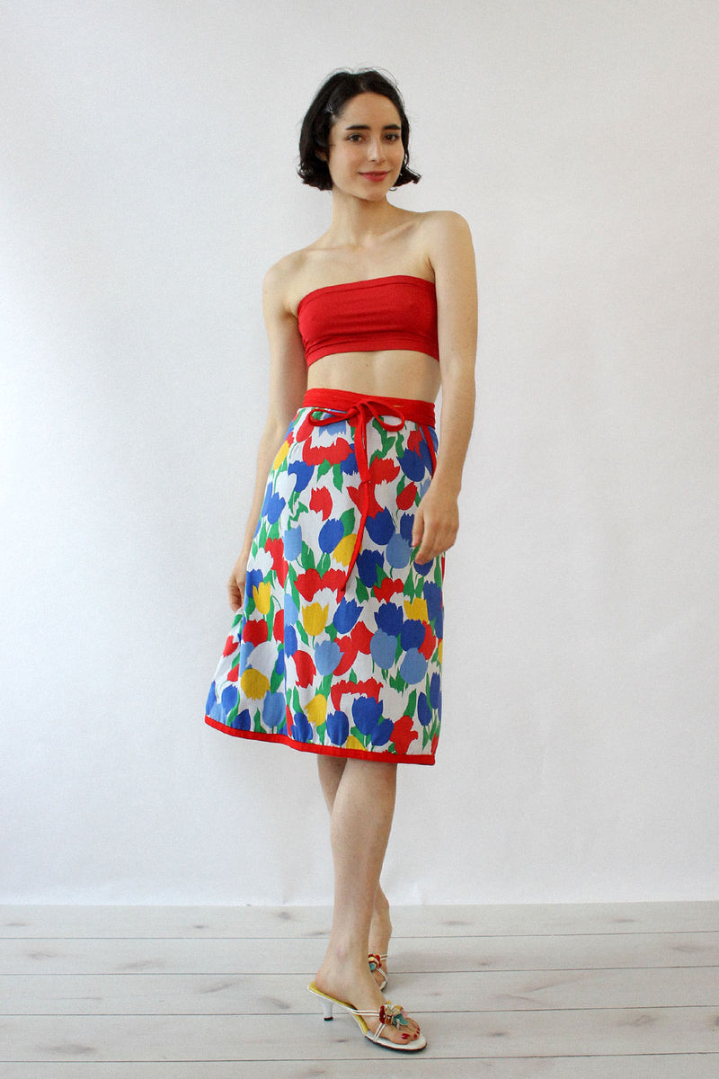 Carrie Tulip Wrap Skirt S-L