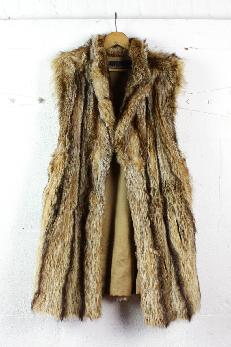 Long Fur Vest