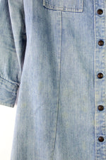 70s Zee Denim Shirtdress M/L