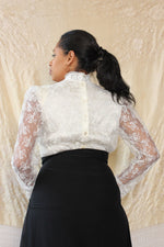 McClintock Lace Puff Blouse M/L