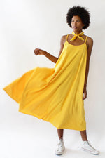 Sunshine Saffron Flare Dress