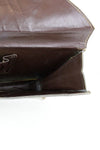 70s Barbara & Nigel Lofthouse Leather Deco Burst Clutch