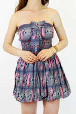tribal print vintage dress