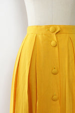 Marigold Pleated Skirt S/M