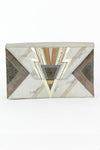 leather evening clutch