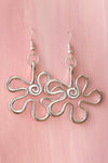 Wavy Flower Power Earrings