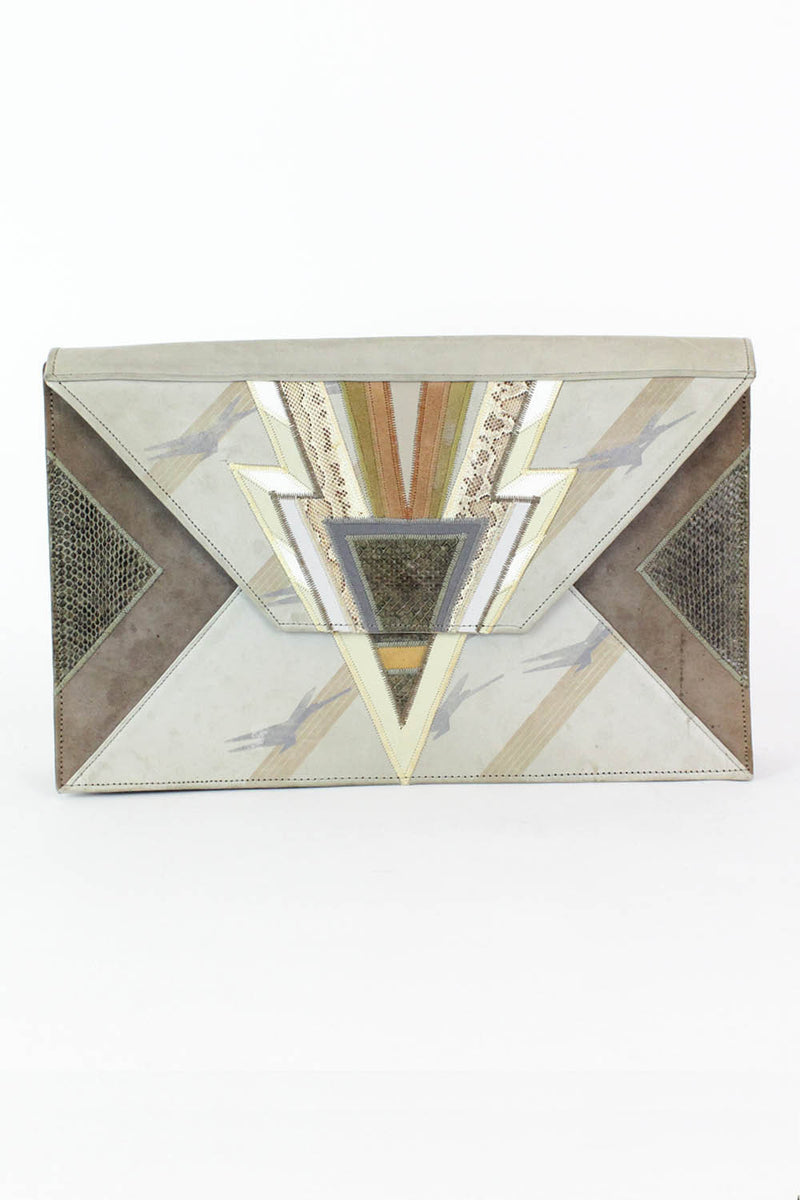 leather evening clutch