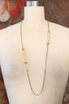 Monet Enamel Chain Necklace