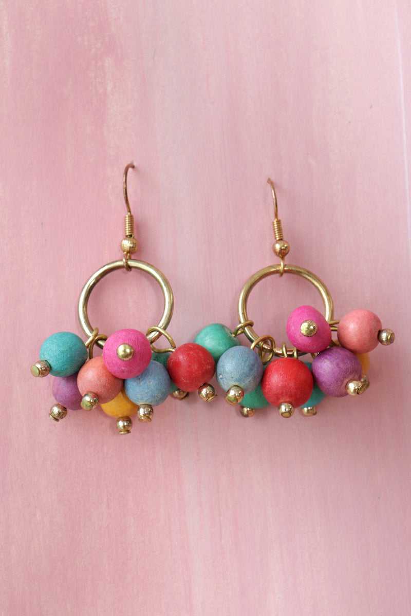 Carnival Bead Earrings