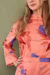 Pop Floral Coral Palazzo Ensemble M-M/L