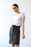 Joujou Lace-up Mini Skirt XS