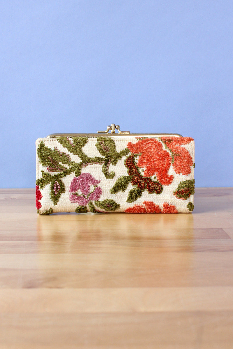 Tufted Floral Wallet