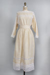 Capraro Cream Ramie Dress XS/S