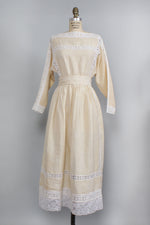 Capraro Cream Ramie Dress XS/S