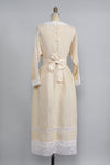Capraro Cream Ramie Dress XS/S