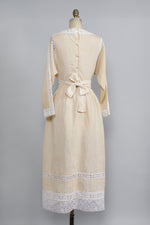 Capraro Cream Ramie Dress XS/S