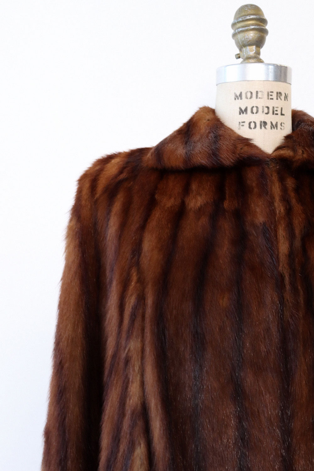 Striped Fur Cape S/M