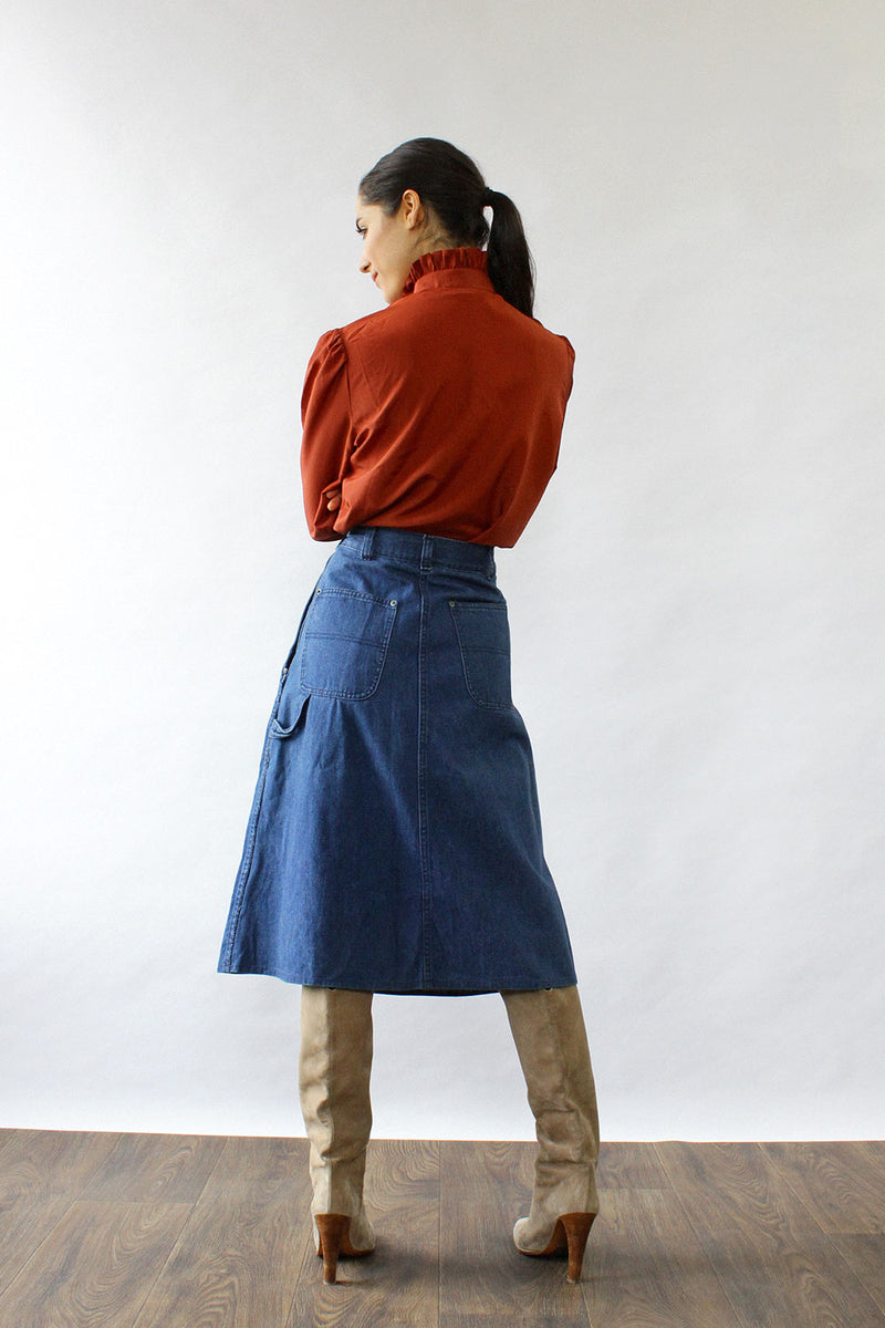 Ralph Lauren Denim Engineer Skirt S