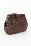 Buttery Woven Leather Clutch