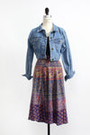 Block Print Sunset Wrap Skirt