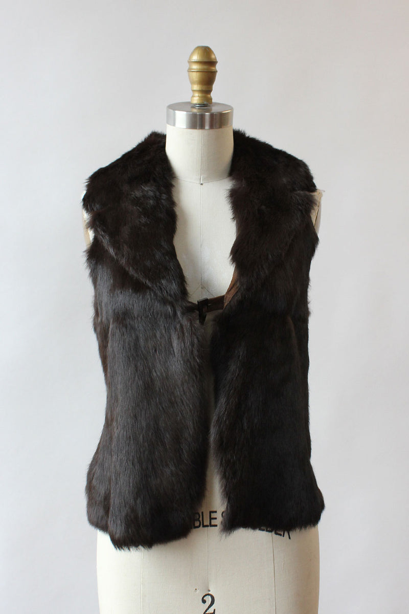 Reversible Fur Vest XS/S