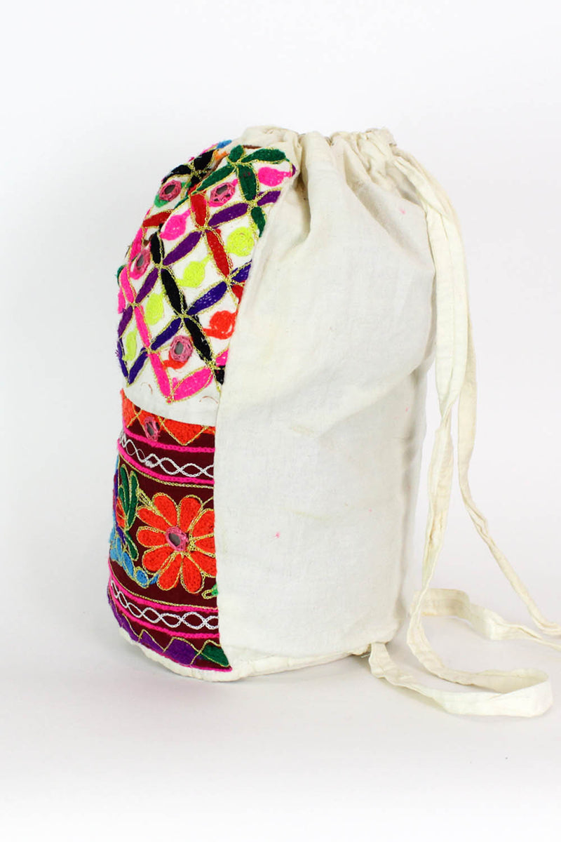 Mirror Embroidered Backpack