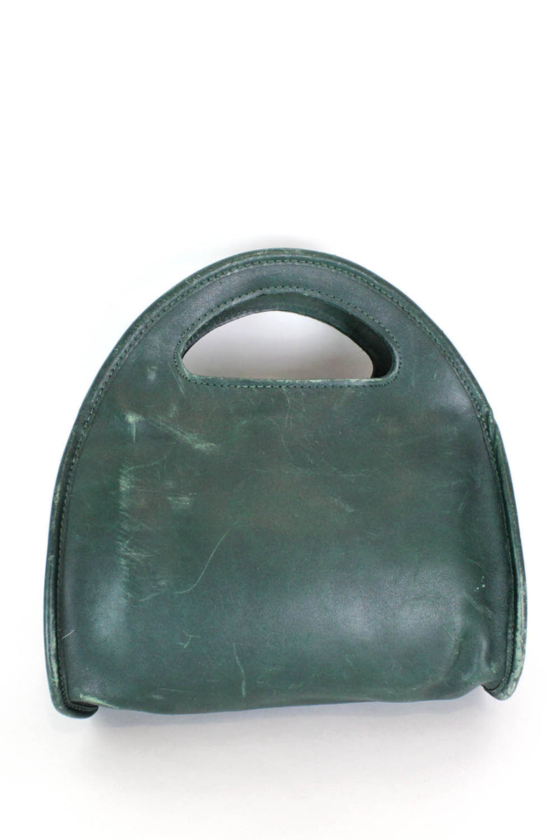 green coach purse shoulder bag