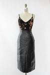 Madonna Black Leather Skirt XS/S