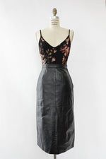 Madonna Black Leather Skirt XS/S