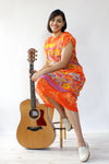 Charles Andréa Floral Dress M/L