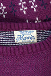 Purple Deer Love Sweater M/L