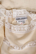 Capraro Cream Ramie Dress XS/S