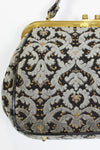 Icy blue 60s carpet bag